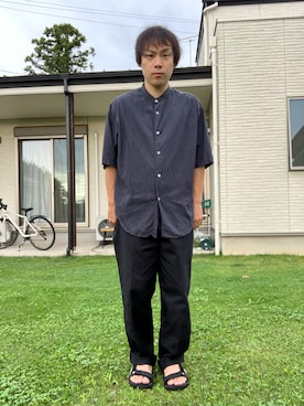 「Teva（テバ）のアイテム（サンダル）」を使った、とうたまさん（メンズ・161cm）の夏コーディネート