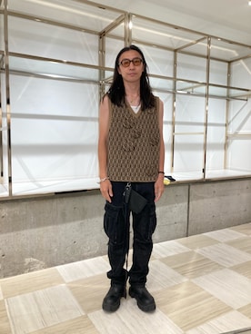 「doublet（ダブレット）のアイテム」を使った、fujisakiさん（メンズ・172cm）の夏コーディネート