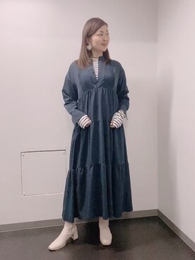 玲央さん(レディース・160cm)の冬コーディネート
