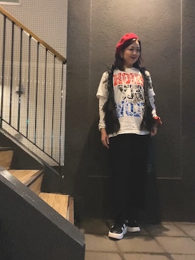 「アイテム（本）」を使った、玲央さん（レディース・160cm）の秋コーディネート