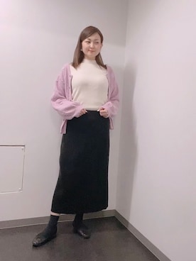 玲央さん（レディース・160cm）の冬コーディネート