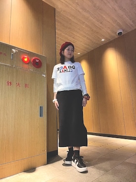 「アイテム（アウトドア/スポーツ）」を使った、玲央さん（レディース・160cm）の秋コーディネート