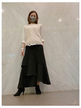 玲央さん（レディース・160cm）の秋コーディネート