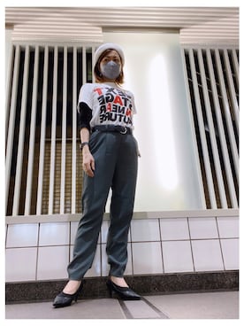 玲央さん（レディース・160cm）の秋コーディネート