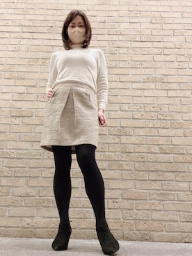 玲央さん（レディース・160cm）の冬コーディネート