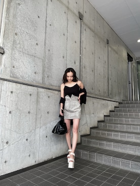 濱田 萌衣(EMODA)さん（レディース・162cm）の夏コーディネート