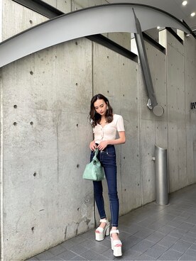 濱田 萌衣(EMODA)さん（レディース・162cm）の春コーディネート