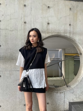 濱田 萌衣(EMODA)さん(レディース・162cm)の夏コーディネート