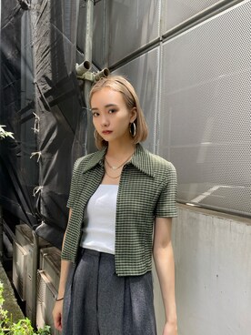 濱田 萌衣(EMODA)さん（レディース・162cm）の夏コーディネート