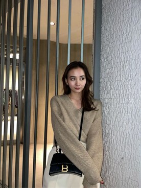 濱田 萌衣(EMODA)さん（レディース・162cm）の冬コーディネート