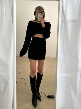 濱田 萌衣(EMODA)さん（レディース・162cm）の冬コーディネート