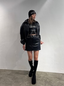 EMODA エモダ　バルキープランプフィットブーツ　M EMODA ブーツ バルキープランプフィットブーツ レディース