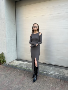 濱田 萌衣(EMODA)さん(レディース・162cm)の春コーディネート