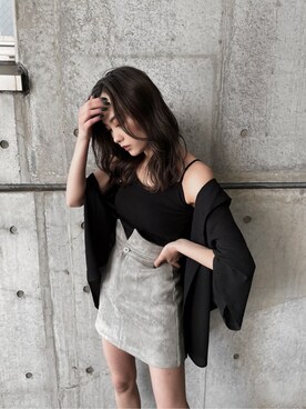 濱田 萌衣(EMODA)さん（レディース・162cm）の夏コーディネート