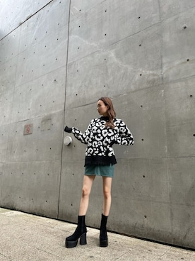 濱田 萌衣(EMODA)さん（レディース・162cm）の冬コーディネート