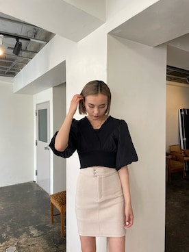 濱田 萌衣(EMODA)さん（レディース・162cm）の夏コーディネート