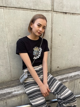 濱田 萌衣(EMODA)さん(レディース・162cm)の夏コーディネート