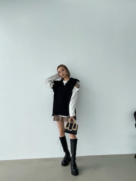 濱田 萌衣(EMODA)さん（レディース・162cm）の秋コーディネート