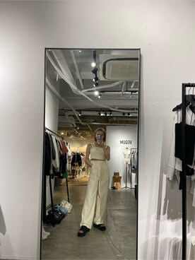 「EMODA（エモダ）のアイテム（その他トップス）」を使った、濱田 萌衣(EMODA)さん（レディース・162cm）の春コーディネート