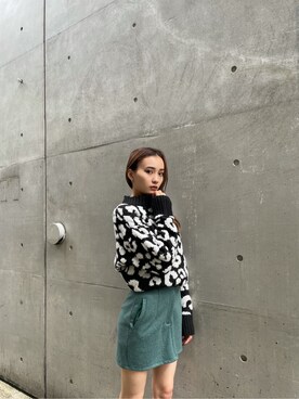 濱田 萌衣(EMODA)さん（レディース・162cm）の冬コーディネート