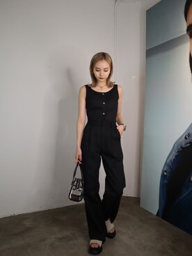 「エアリフト」｜濱田 萌衣(EMODA)さん（レディース・162cm・20代）の夏コーディネート