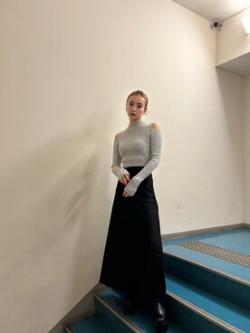 濱田 萌衣(EMODA)さん（レディース・162cm）の冬コーディネート