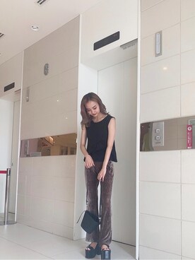 濱田 萌衣(EMODA)さん（レディース・162cm）の夏コーディネート