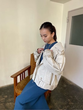 濱田 萌衣(EMODA)さん(レディース・162cm)の冬コーディネート