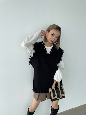 濱田 萌衣(EMODA)さん（レディース・162cm）の秋コーディネート