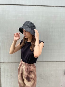 濱田 萌衣(EMODA)さん（レディース・162cm）の夏コーディネート