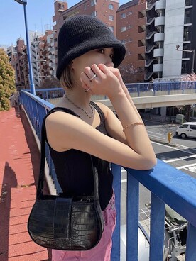 濱田 萌衣(EMODA)さん（レディース・162cm）の夏コーディネート