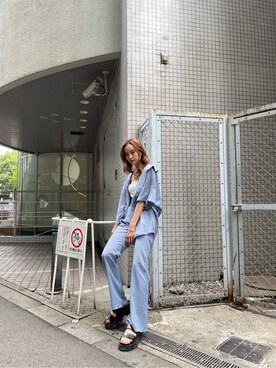 濱田 萌衣(EMODA)さん（レディース・162cm）の夏コーディネート