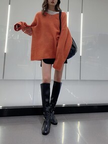 EMODA ELDER Vオープンボーイニット カーキ ELDER】Vオープンボーイニット｜エモダ（EMODA）公式通販｜RUNWAY