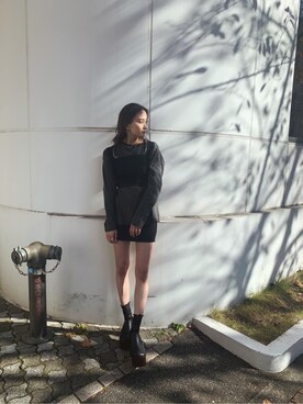 濱田 萌衣(EMODA)さん（レディース・162cm）の春コーディネート