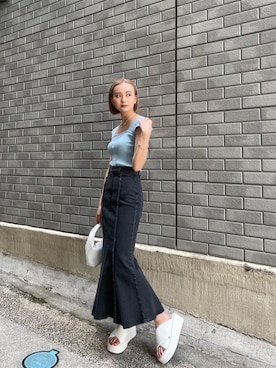 濱田 萌衣(EMODA)さん(レディース・162cm)の夏コーディネート