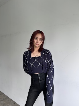 「エアリフト」｜濱田 萌衣(EMODA)さん（レディース・162cm・20代）の夏コーディネート