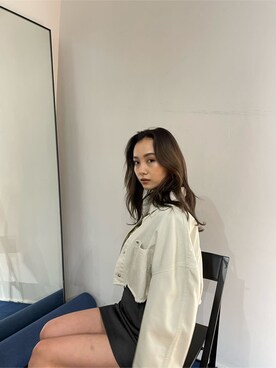 濱田 萌衣(EMODA)さん（レディース・162cm）の春コーディネート