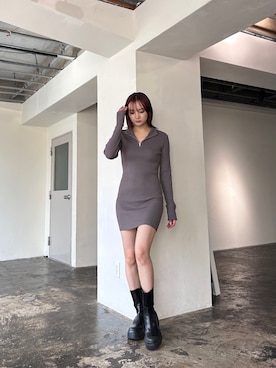 濱田 萌衣(EMODA)さん(レディース・162cm)の秋コーディネート