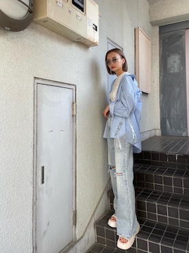 濱田 萌衣(EMODA)さん(レディース・162cm)の春コーディネート