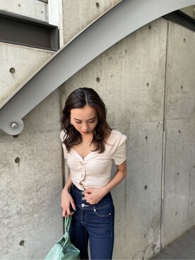 濱田 萌衣(EMODA)さん（レディース・162cm）の夏コーディネート