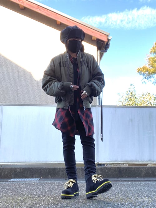 glamb（グラム）の「Smoke beats bomber JKT / スモークビーツボンバー