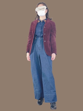 「Honeys（ハニーズ）のアイテム（その他シューズ）」を使った、おたみんぐさん（レディース・160cm）の春コーディネート