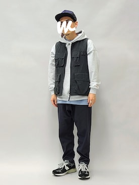 「WILD THINGS（ワイルドシングス）のアイテム（その他アウター）」を使った、YANCHAさん（メンズ・167cm）の秋コーディネート