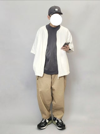 ウェア CAHLUMN Brushed Poplin Baseball Shirt CAHLUMN/カウラム Brushed Poplin Baseball Shirt/ブラッシュド
