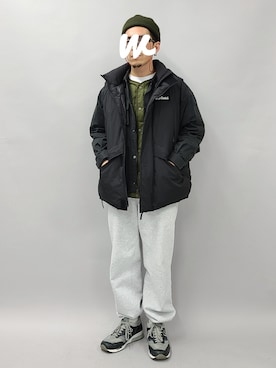 「WILD THINGS（ワイルドシングス）のアイテム（ブルゾン）」を使った、YANCHAさん（メンズ・167cm）の冬コーディネート