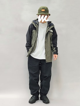 「ボア」｜「アイテム（マウンテンパーカー）」を使った、YANCHAさん（メンズ・167cm）の秋コーディネート