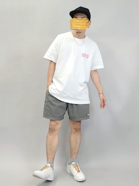 「HYPE（ハイプ）のアイテム」を使った、YANCHAさん（メンズ・167cm）の夏コーディネート