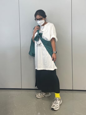 「H&M（エイチ・アンド・エム）のアイテム（スニーカー）」を使った、Hashimoto Noahさん（レディース・151cm）の秋コーディネート