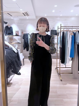 「Omekashi（オメカシ）のアイテム（オールインワン・サロペット）」を使った、mmmiさん（レディース・154cm）の春コーディネート