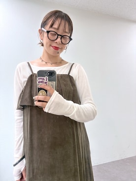「アイテム（ワンピース/ドレス）」を使った、mmmiさん（レディース・154cm・30代）の秋コーディネート